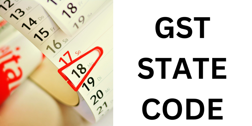 GST STATE CODE